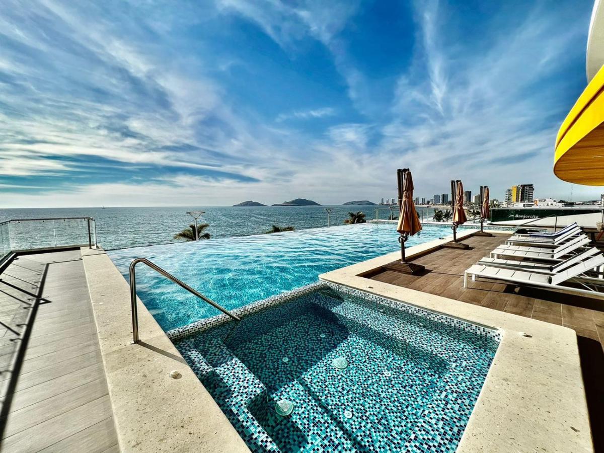 Sunset View Malecon 1404 Vista Panoramica Al Mar Apartment Mazatlan Exterior photo