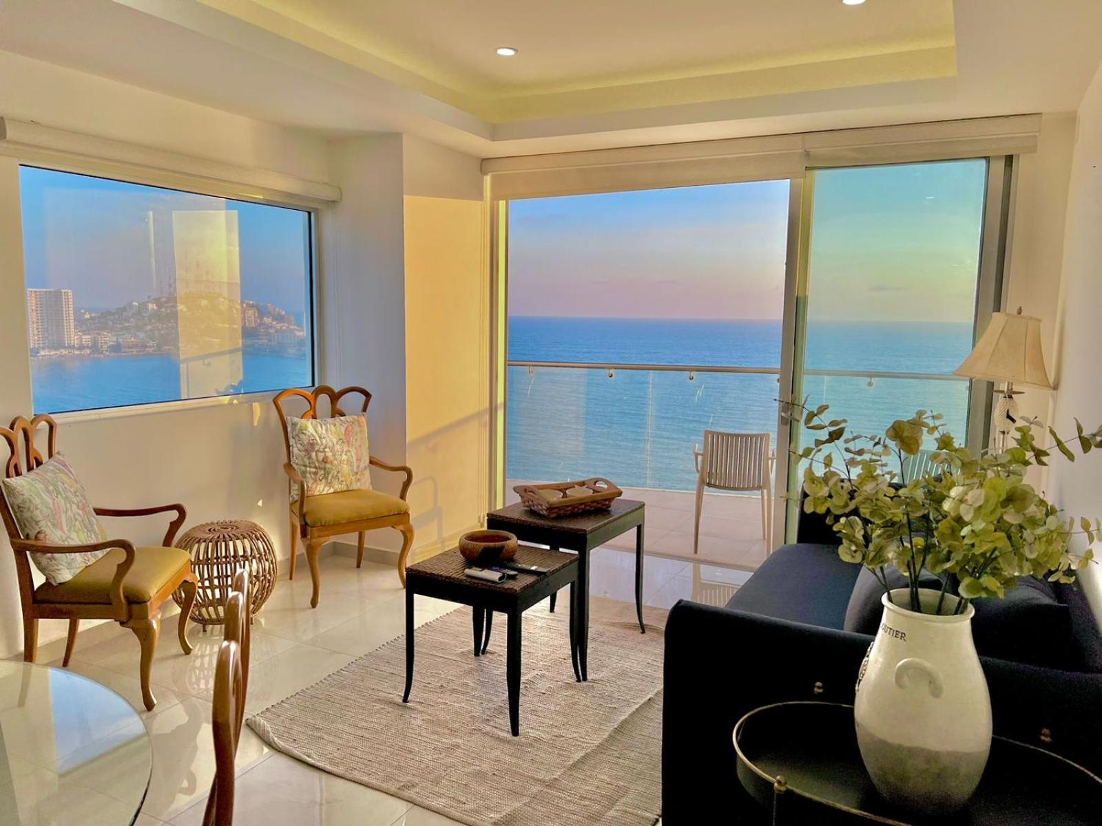 Sunset View Malecon 1404 Vista Panoramica Al Mar Apartment Mazatlan Exterior photo